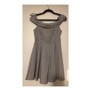 Black and white dress